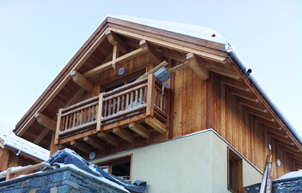 Vila Odalys Chalet Le Pure Altitude Valloire Exteriér fotografie
